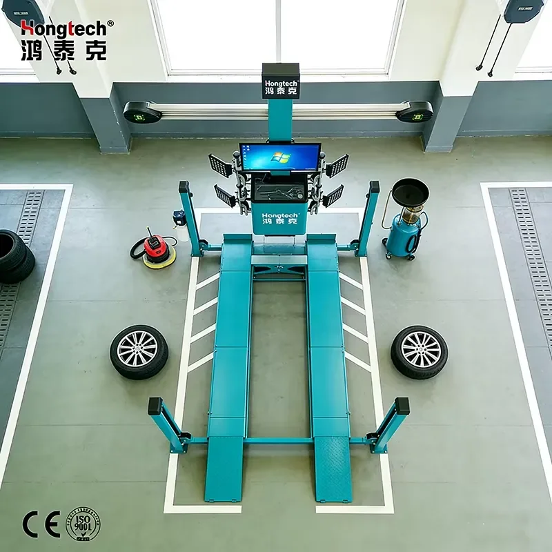 Zware 4-paals autolift, banden - Heavy Equipment Electrical recensie en prijs