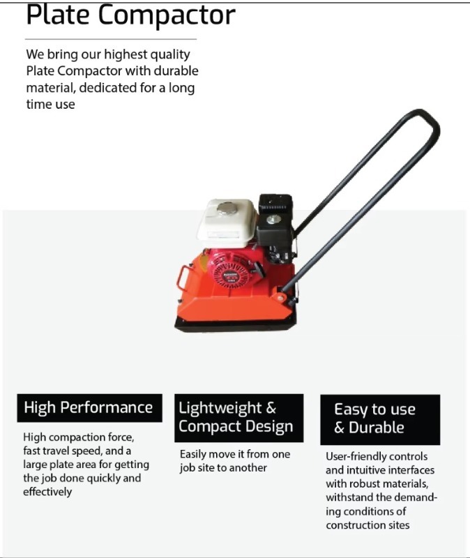 HOT SELLING Hoge kwaliteit vib - Plate Compactor Vibrator recensie en prijs